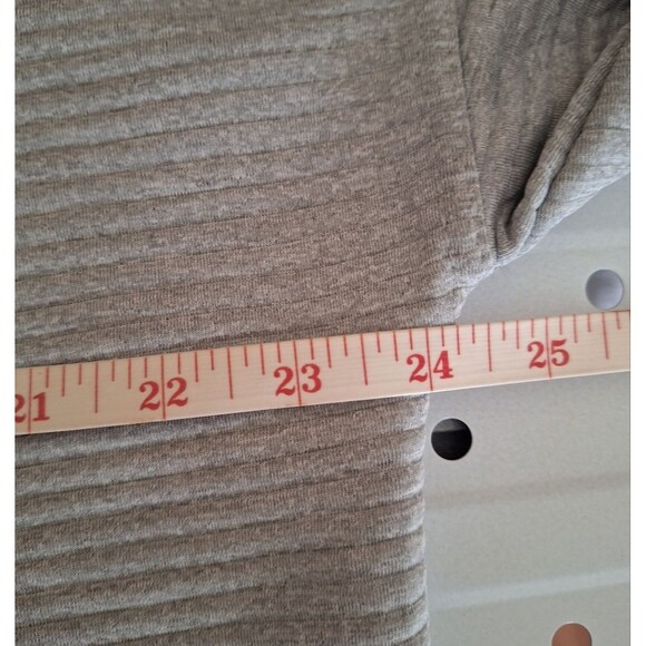 Danskin Womens Sweatshirt Oversized Gray Long Sleeve Ridged Cowl Neck Small P - Picture 10 of 10